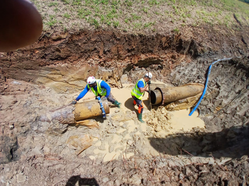 Casse réseau DN 500   rivière salée 16 mars   2