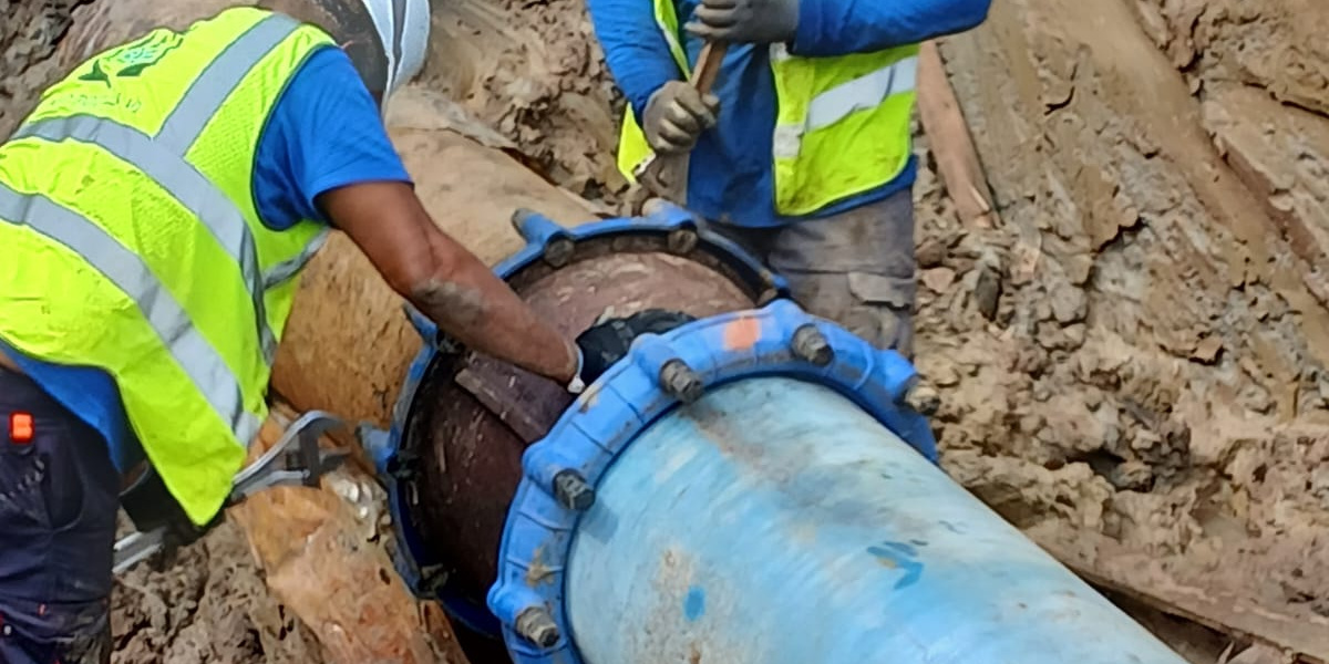 Casse réseau DN 500   rivière salée 16 mars   5