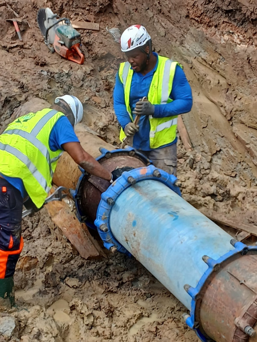 Casse réseau DN 500   rivière salée 16 mars   5