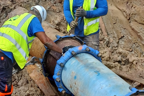 Casse réseau DN 500   rivière salée 16 mars   5