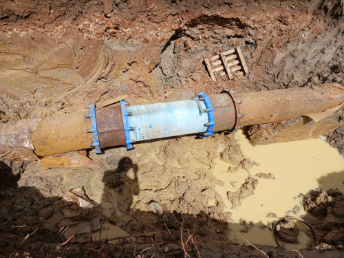 Casse réseau DN 500   rivière salée 16 mars   6